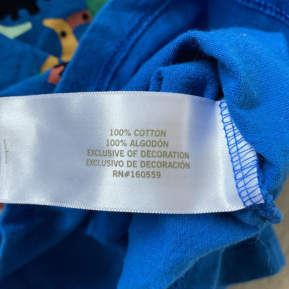 Koalakids Cotton long sleeve Blue shirt size 4T - Picture 4 of 5